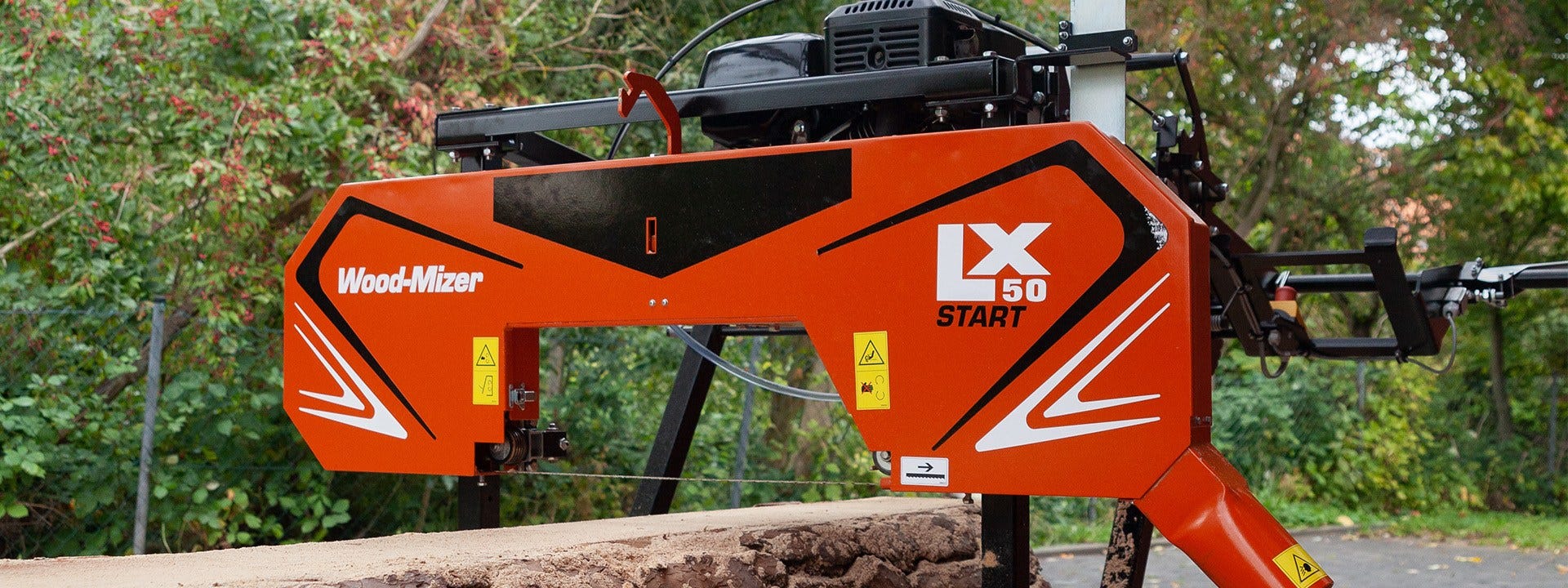 Wood-Mizer introducerar ingångssågverket LX50START, med vilket du billigt sågar stockar till virke